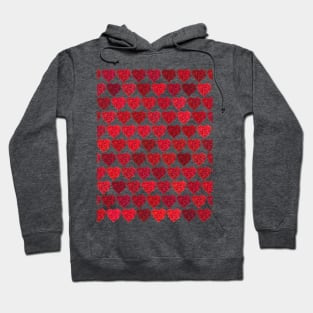 Roses heart pattern Hoodie